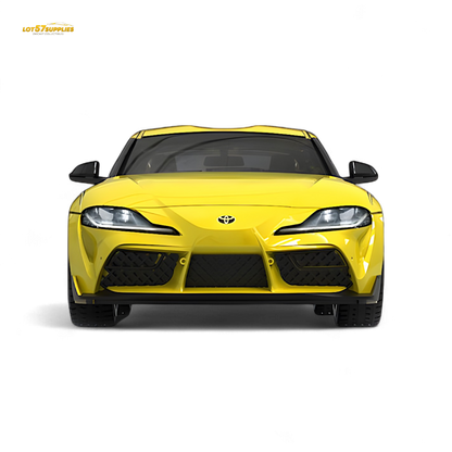 Yellow OM Model Toyota Supra A90 Initial D ghost diecast car, 1:64 scale, detailed toy model from Lot57Supplies Diecast Shop