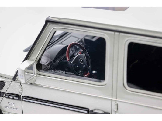 2003 Mercedes-Benz G-Class 55 AMG Iridium Silver Metallic Limited Edition to 999 pieces Worldwide 1/18 Model Car by Otto Mobile
