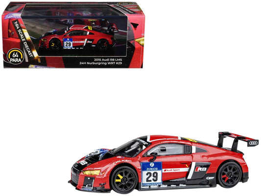 Audi R8 LMS #29 Nicki Thiim - Christer Jons - Pierre Kaffer "Audi Sport Team WRT" "24 Hours of Nurburgring" (2015) 1/64 Diecast Model Car by Paragon Models