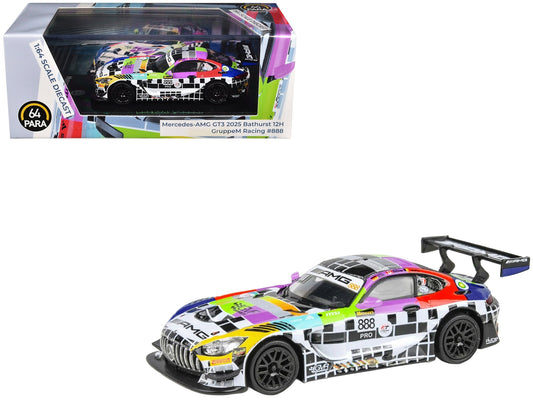 Mercedes-AMG GT3 #888 Maro Engel - Mikael Grenier - Maxime Martin "GruppeM Racing" "Bathurst 12 Hour" (2025) 1/64 Diecast Model Car by Paragon Models