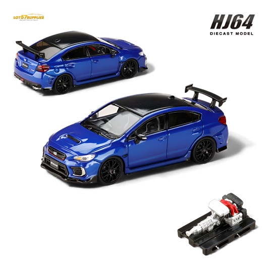 (Pre-Order) Hobby Japan Subaru S208 WR Blue Pearl 1:64 - Evergreen Kings