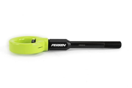 PERRIN neon yellow front tow hook for Subaru WRX, BRZ, Scion FR-S, and Toyota 86 by JDMuscle