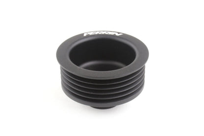 Black Perrin alternator pulley for 2022-2025 Subaru WRX FA/FB models, JDMuscle performance engine pulley.