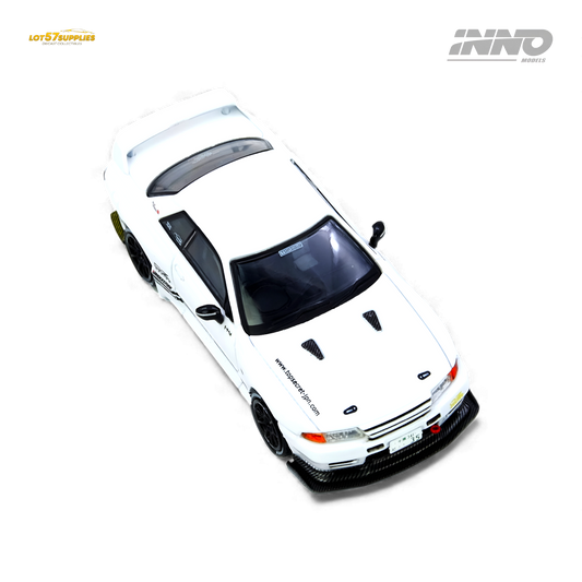 (Pre-Order) INNO64 Top Secret VR32 GT-R White 1:64 - Evergreen Kings