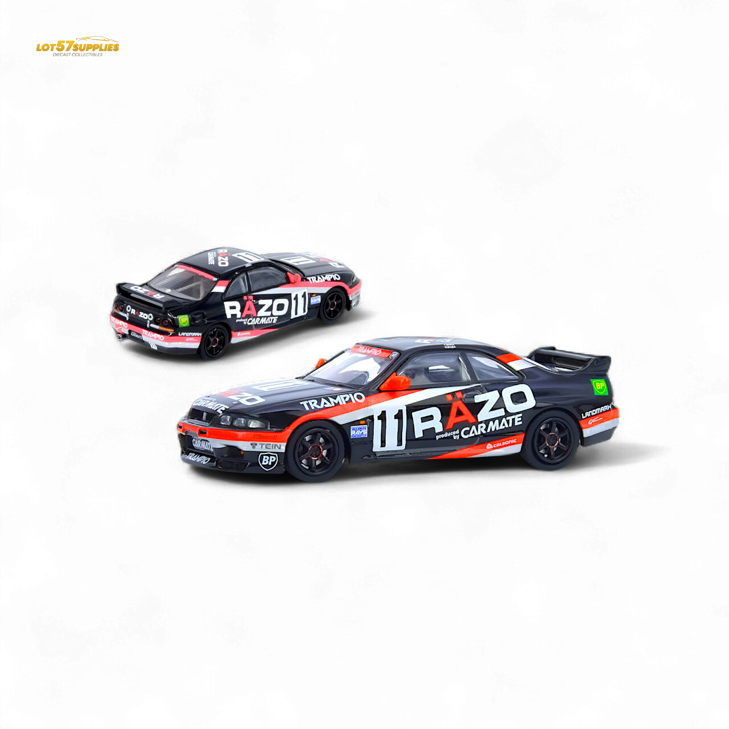 Inno64 Nissan Skyline GT-R R33 #11 Razo Trampio 1:64 - Evergreen Kings