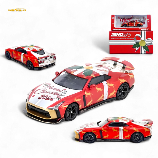 Inno64 Nissan GT-R50 "X'MAS 2024" Special Edition 1:64 - Evergreen Kings