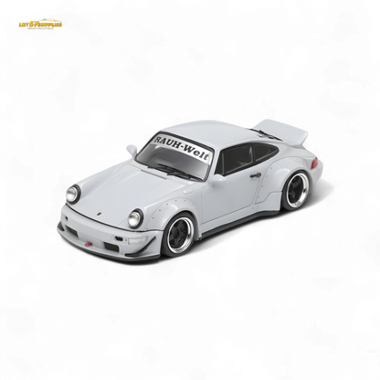 Fast Speed RWB 964 Wide-Body Duck Wing Grey 1:64 - Evergreen Kings