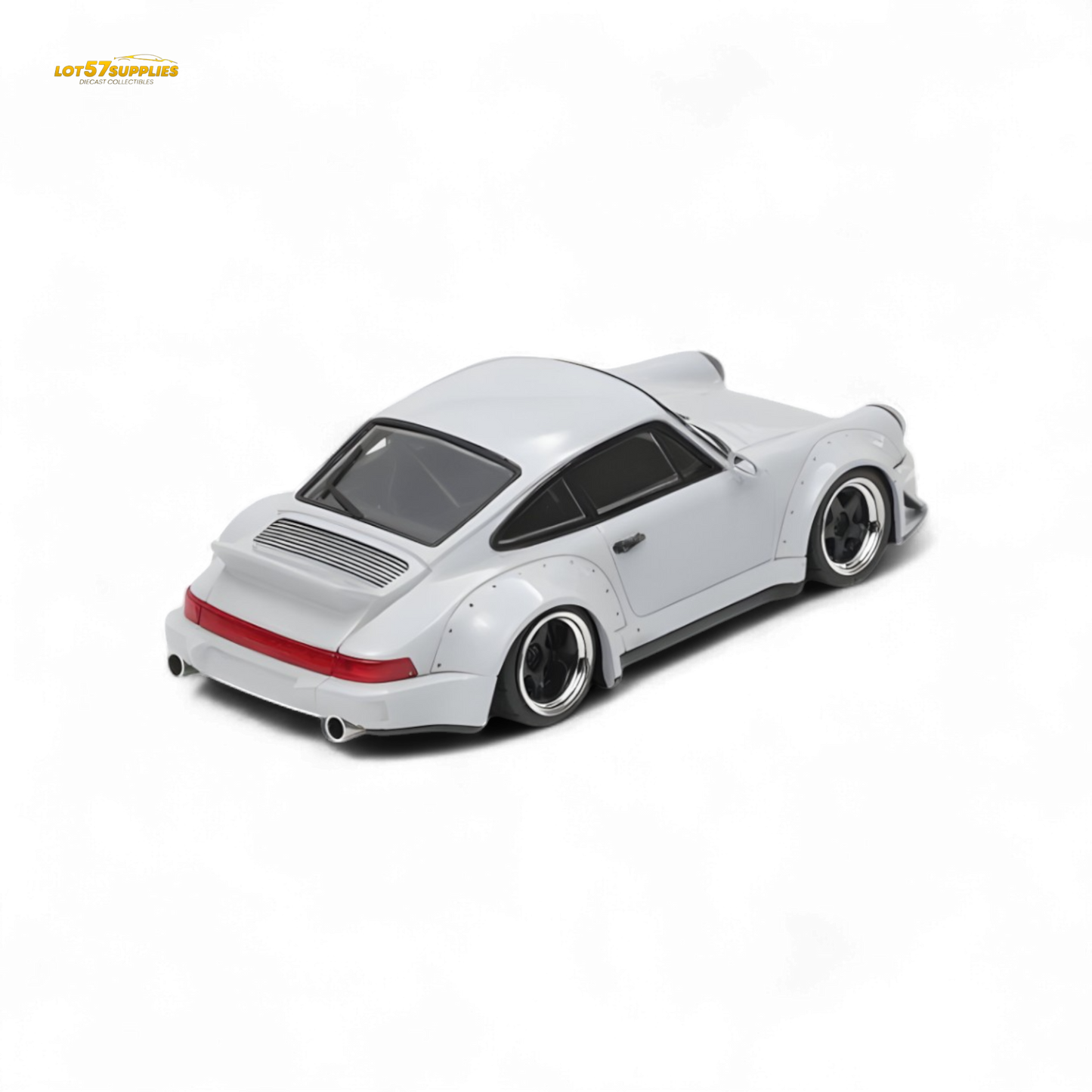 Fast Speed RWB 964 Wide-Body Duck Wing Grey 1:64 - Evergreen Kings
