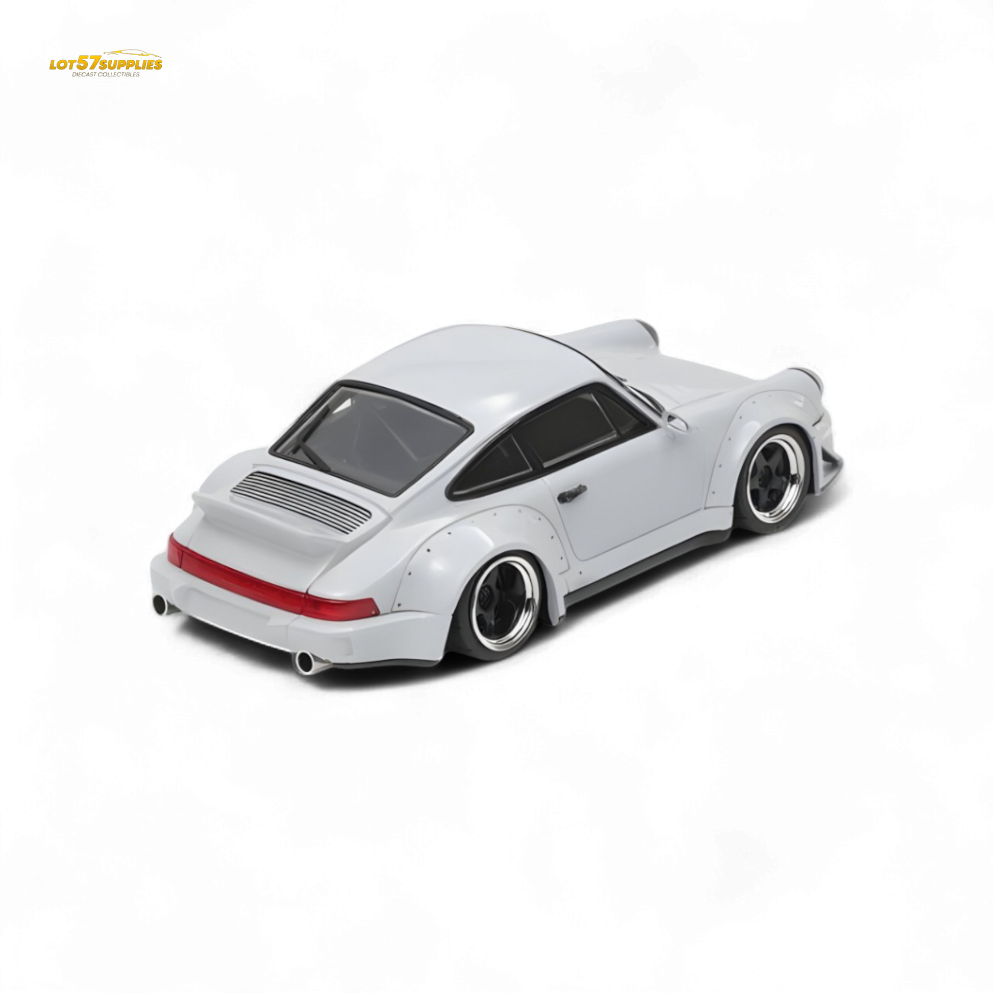 Fast Speed RWB 964 Wide-Body Duck Wing Grey 1:64 - Evergreen Kings