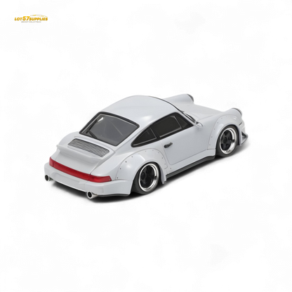 Fast Speed RWB 964 Wide-Body Duck Wing Grey 1:64 - Evergreen Kings