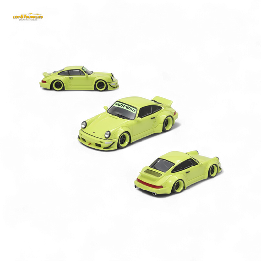 Fast Speed Rauh-Welt RWB964 Wide-Body Duck Wing Green 1:64 - Evergreen Kings