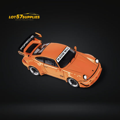 Fast Speed Porsche 964 RWB Widebody Orange 1:64 - Evergreen Kings