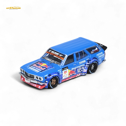 Detailed image of a 1:64 scale Inno64 Mazda RX3 Station Wagon diecast model by Lot57Supplies Diecast Shop.