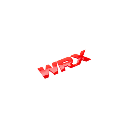 JDMuscle Racing Art WRX grille emblem with multiple color options, designed for 2008-2014 Subaru WRX, vehicle ornament and emblem