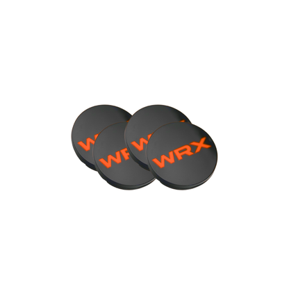 Racing Art [WRX/STI/BRZ] Factory Subaru Wheel Center Caps w/ WRX or STI Logo | Red, Blue, Neon Yellow, White - Evergreen Kings