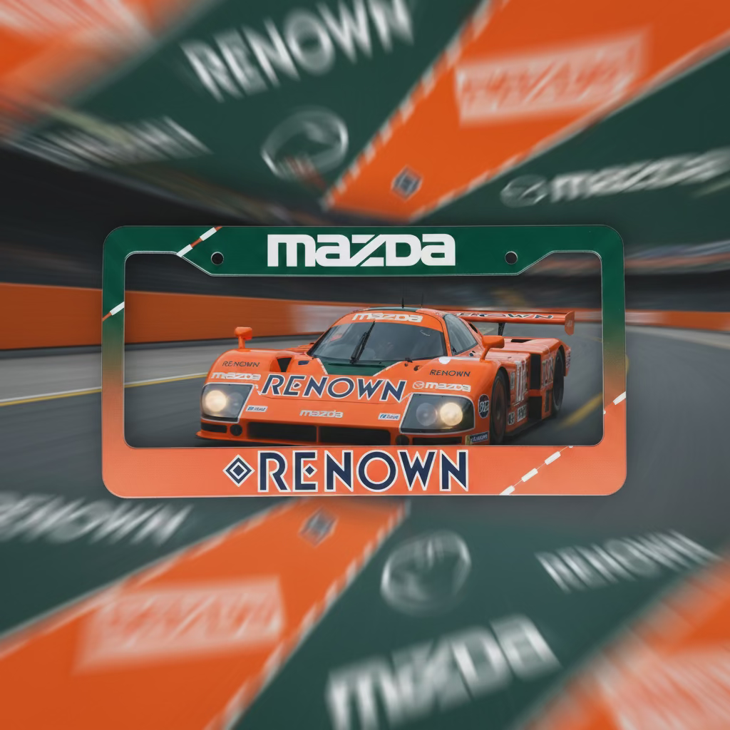 Mazda Renown Racing License Plate Frame