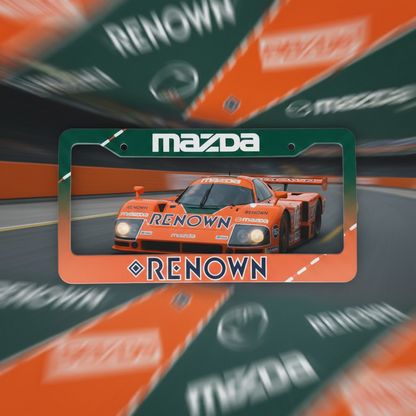 Mazda Renown Racing License Plate Frame