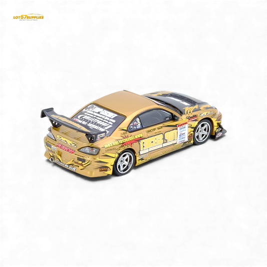 (Pre-Order) INNO64 Top Secret Silvia S15 D1GP 2004 Gold 1:64 - Evergreen Kings