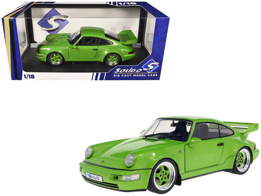 1990 Porsche 911 (964) Carrera RS "Streetfighter" Green Metallic 1/18 Diecast Model Car by Solido