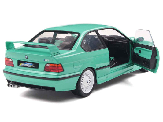 1991 BMW E36 M3 "Solido Works" Mint Green with Mint Green Interior 1/18 Diecast Model Car by Solido