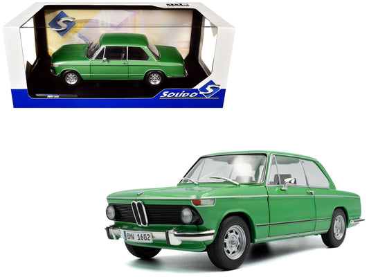 1971 BMW 1602 Taiga Green Metallic 1/18 Diecast Model Car by Solido