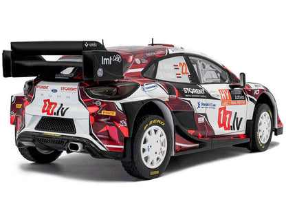 Ford Puma Rally1 #22 Martins Sesks - Renars Francis "Rally Latvia" (2024) "Competition" Series 1/18 Diecast Model Car by Solido