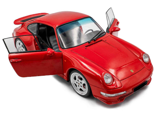 1997 Porsche 911 (993) Carrera RS Guards Red 1/18 Diecast Model Car by Solido