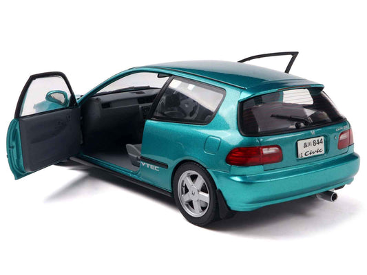 1991 Honda Civic (EG6) RHD (Right Hand Drive) Aztec Green Metallic 1/18 Diecast Model Car by Solido