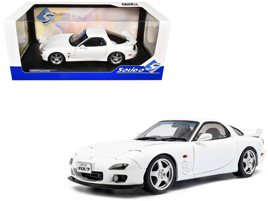 2001 Mazda RX7 Type RS (FD3S) RHD (Right Hand Drive) White 1/18 Diecast Model Car by Solido