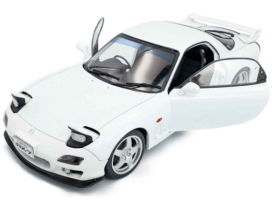 2001 Mazda RX7 Type RS (FD3S) RHD (Right Hand Drive) White 1/18 Diecast Model Car by Solido