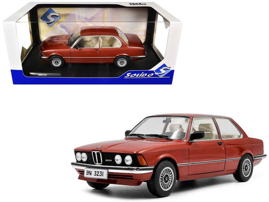 1980 BMW 323i Ruby Red Metallic 1/18 Diecast Model Car by Solido