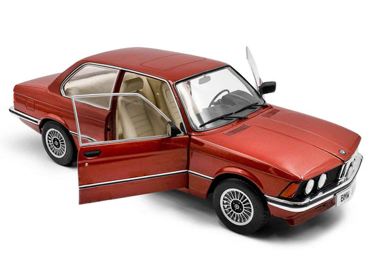 1980 BMW 323i Ruby Red Metallic 1/18 Diecast Model Car by Solido