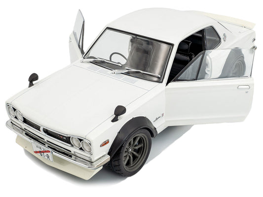 1970 Nissan Skyline (C10) Hakosuka RHD (Right Hand Drive) White 1/18 Diecast Model Car by Solido