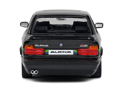 1994 BMW E34 Alpina B10 BiTurbo Black Metallic with Green Graphics 1/43 Diecast Model Car by Solido