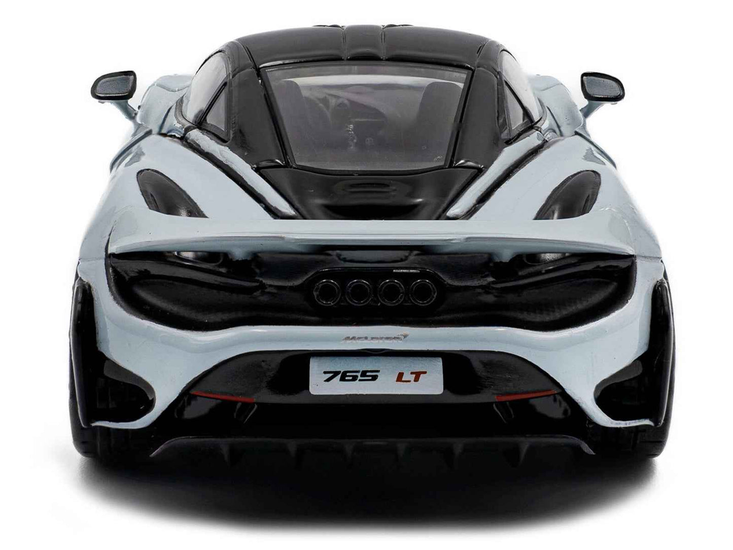 2020 McLaren 765LT Ceramic Gray with Black Top 1/43 Diecast Model Car by Solido