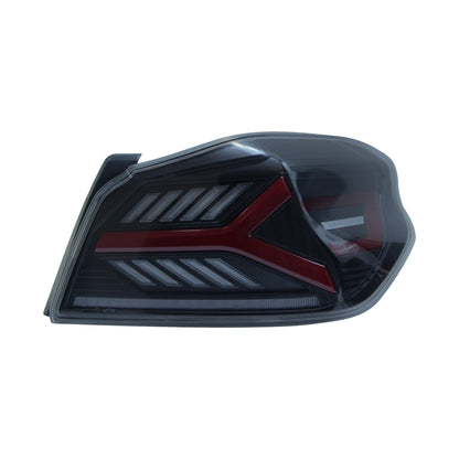 OLM Y-Spec LED Taillights (Smoke Lens  Red Optic) - 2015-2021 WRX / STI - Evergreen Kings