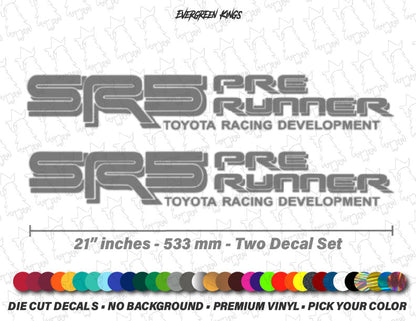 SR5 PreRunner TRD Custom Truck Bedside Decals for Toyota Tacoma, Tundra