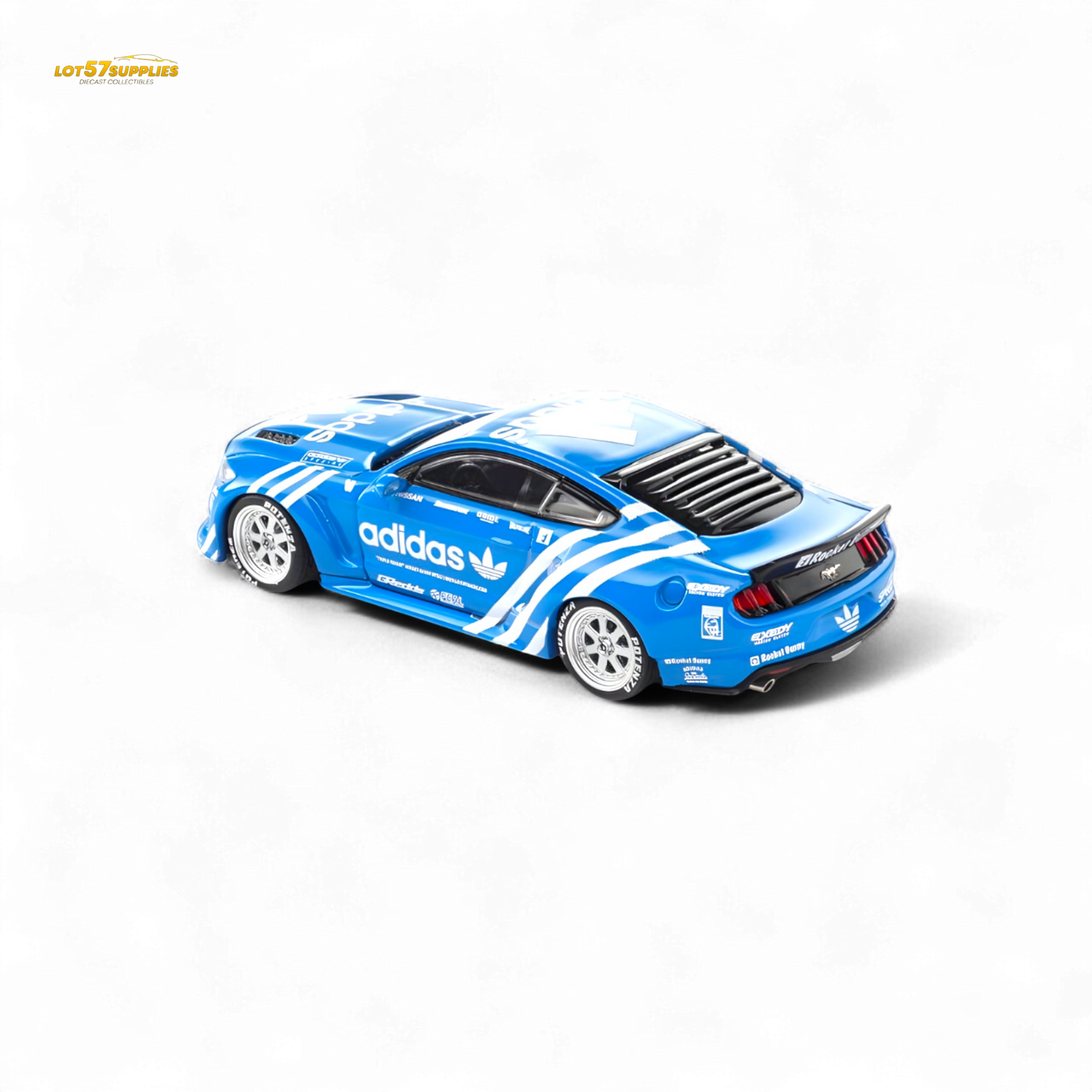 Liberty64 Ford Mustang GT Widebody Modified 1:64 - Evergreen Kings