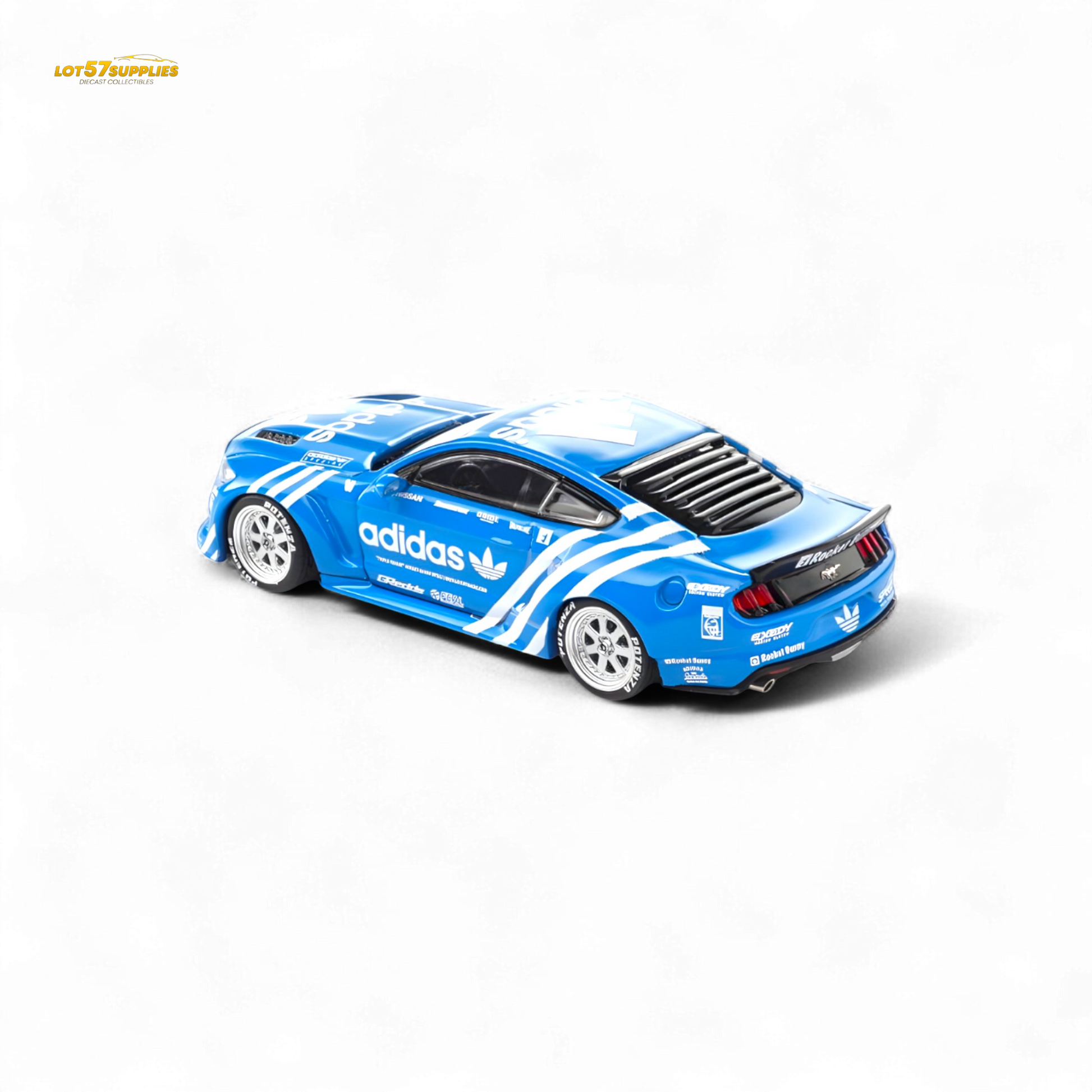 Liberty64 Ford Mustang GT Widebody Modified 1:64 - Evergreen Kings