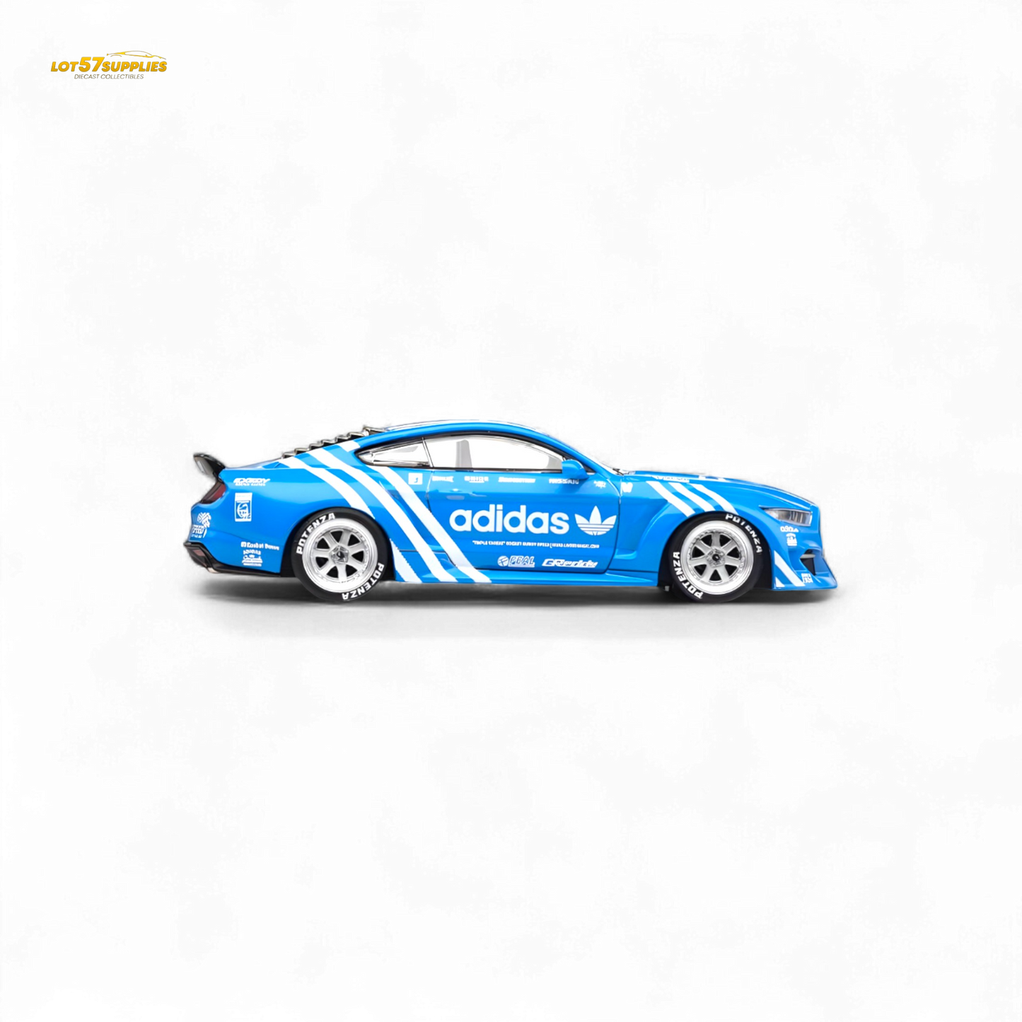 Liberty64 Ford Mustang GT Widebody Modified 1:64 - Evergreen Kings