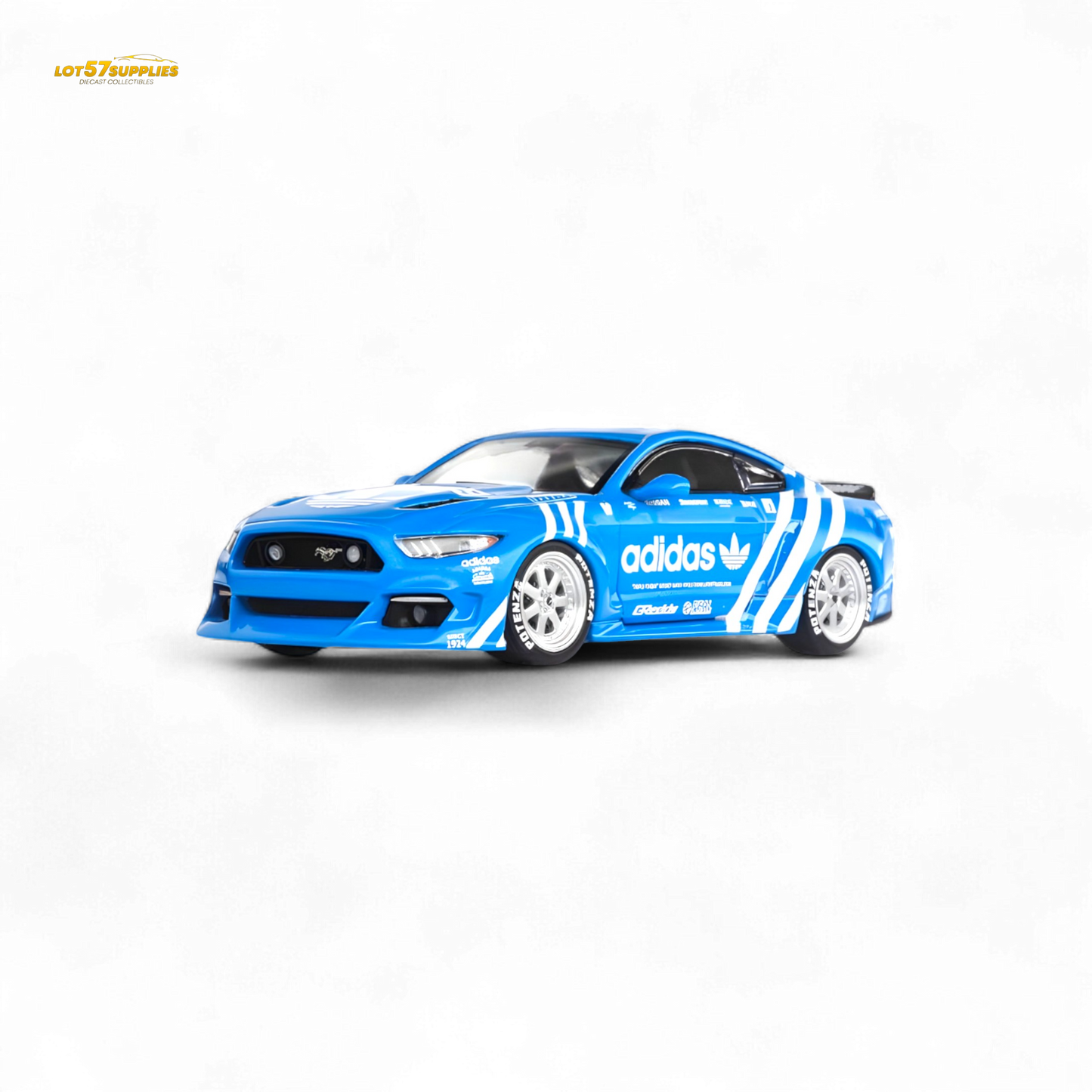 Liberty64 Ford Mustang GT Widebody Modified 1:64 - Evergreen Kings