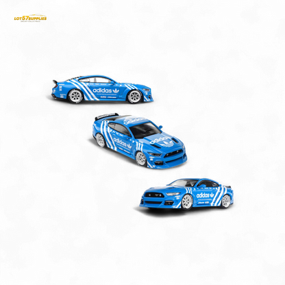 Liberty64 Ford Mustang GT Widebody Modified 1:64 - Evergreen Kings