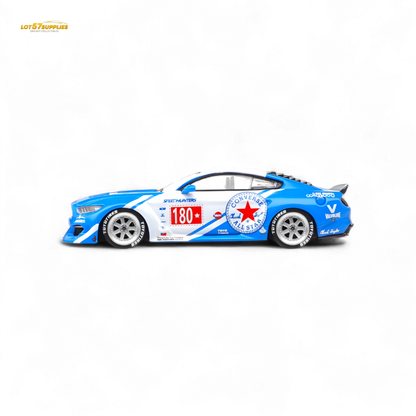 Liberty64 Ford Mustang GT Widebody Converse 1:64 - Evergreen Kings