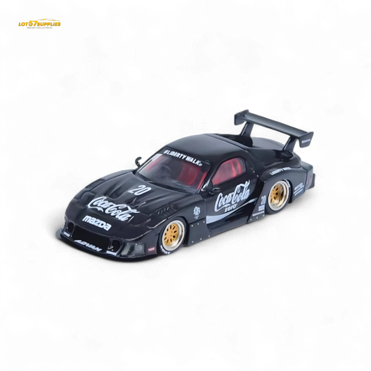 Inno64 Mazda RX-7 LBWK Black 1:64 - Evergreen Kings