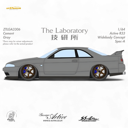 The Laboratory x ZONZO Nissan R33 Widebody ZTLGA3306 1:64 - Evergreen Kings