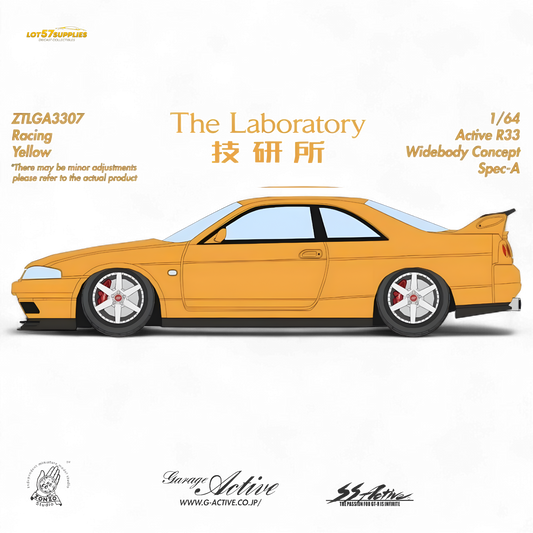 The Laboratory x ZONZO Nissan R33 Widebody ZTLGA3307 1:64 - Evergreen Kings