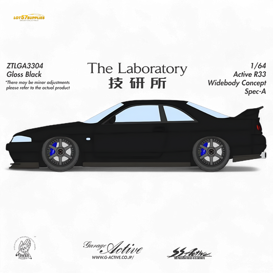 The Laboratory x ZONZO Nissan R33 Widebody ZTLGA3304 1:64 - Evergreen Kings