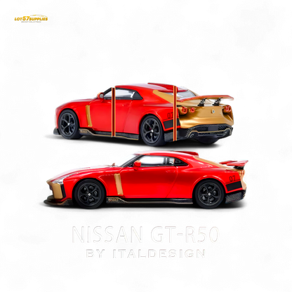 INNO64 Nissan R50 GT-R Red 1:64 - Evergreen Kings