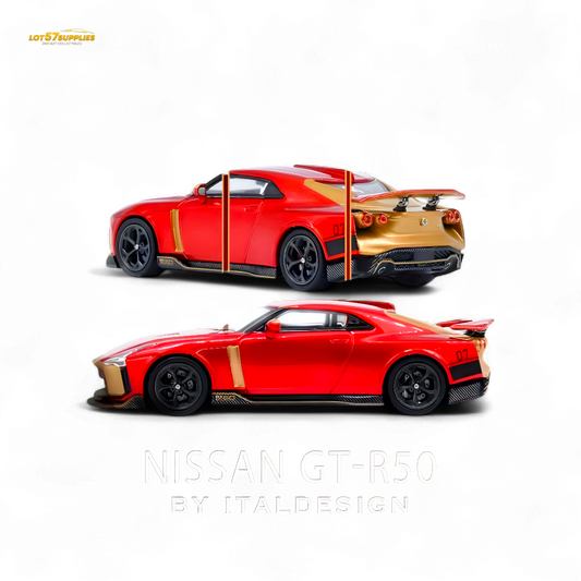 INNO64 Nissan R50 GT-R Red 1:64 - Evergreen Kings