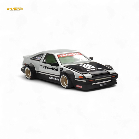 (Pre-Order) KAIDO Toyota AE86 Sprinter Trueno V2 1:64 - Evergreen Kings